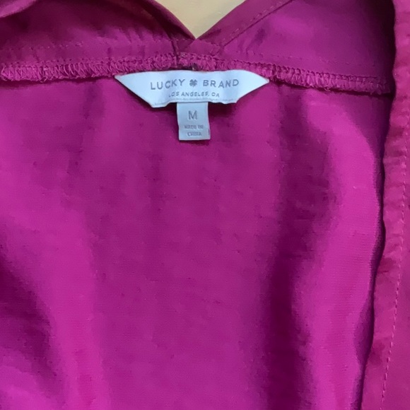 Lucky Brand oversize top with deep v neck - Picture 4 of 4